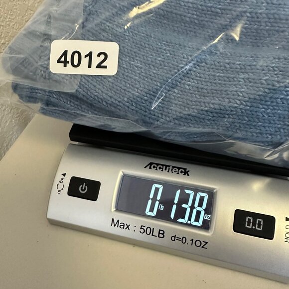 Free People FP Beach Ribbed Knit High Waist Pull On Shorts Size L Blue Boho - Picture 10 of 10